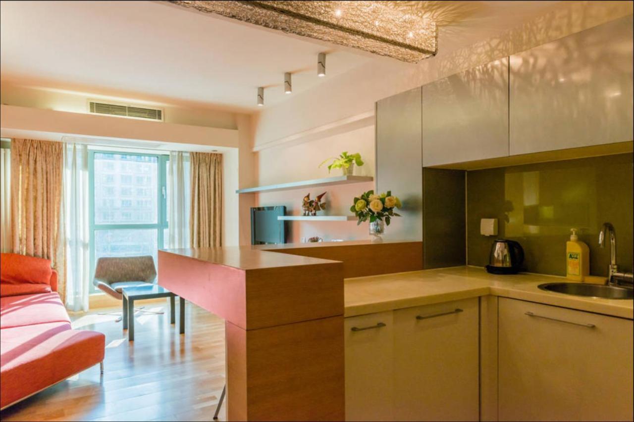 Beijing Elegant Seasons Park Apartment Bagian luar foto